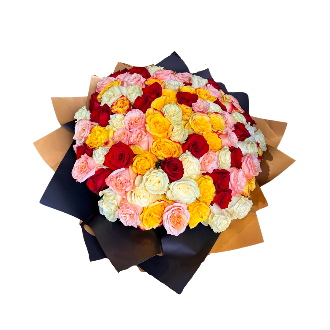 Ramo Buchón Multicolor - 300 rosas