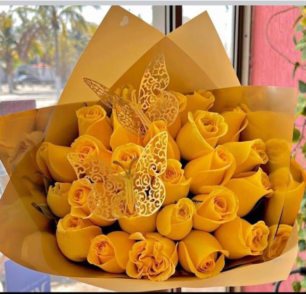 Ramo Buchón 25 Rosas Amarillas