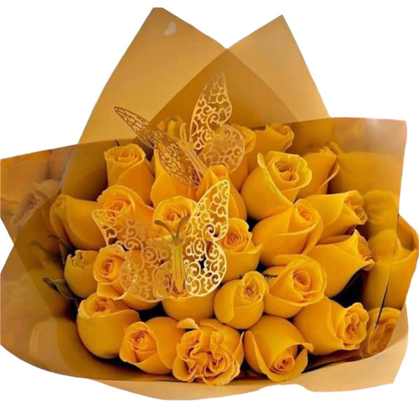 Ramo Buchón 25 Rosas Amarillas
