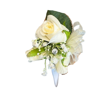 White rose Corsage