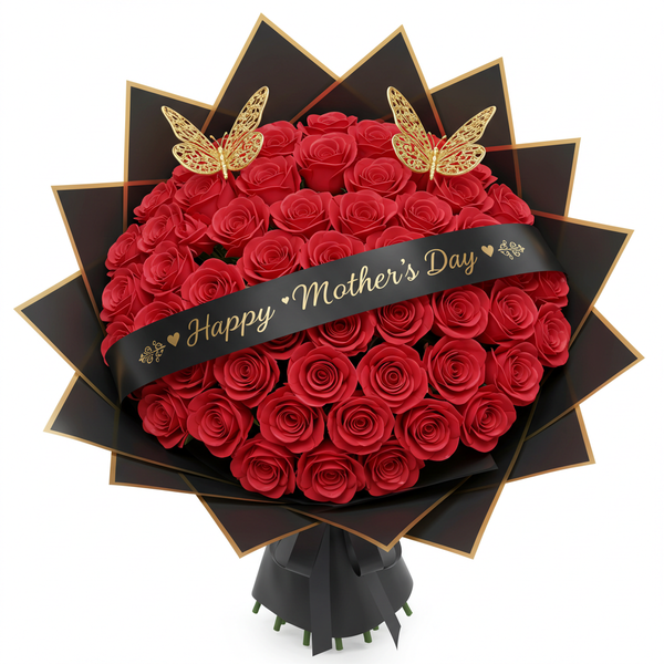 Passion Red Mother’s Day Bouquet