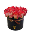 Two Dozen Roses in a Round Box - Iguazu