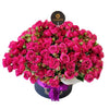 Fifty roses in a luxury box