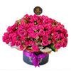 Fifty roses in a luxury box