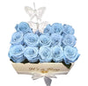It´s a Boy Square Preserved Roses