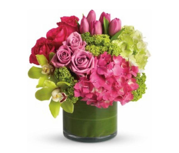 Rose and cylinder arrangement