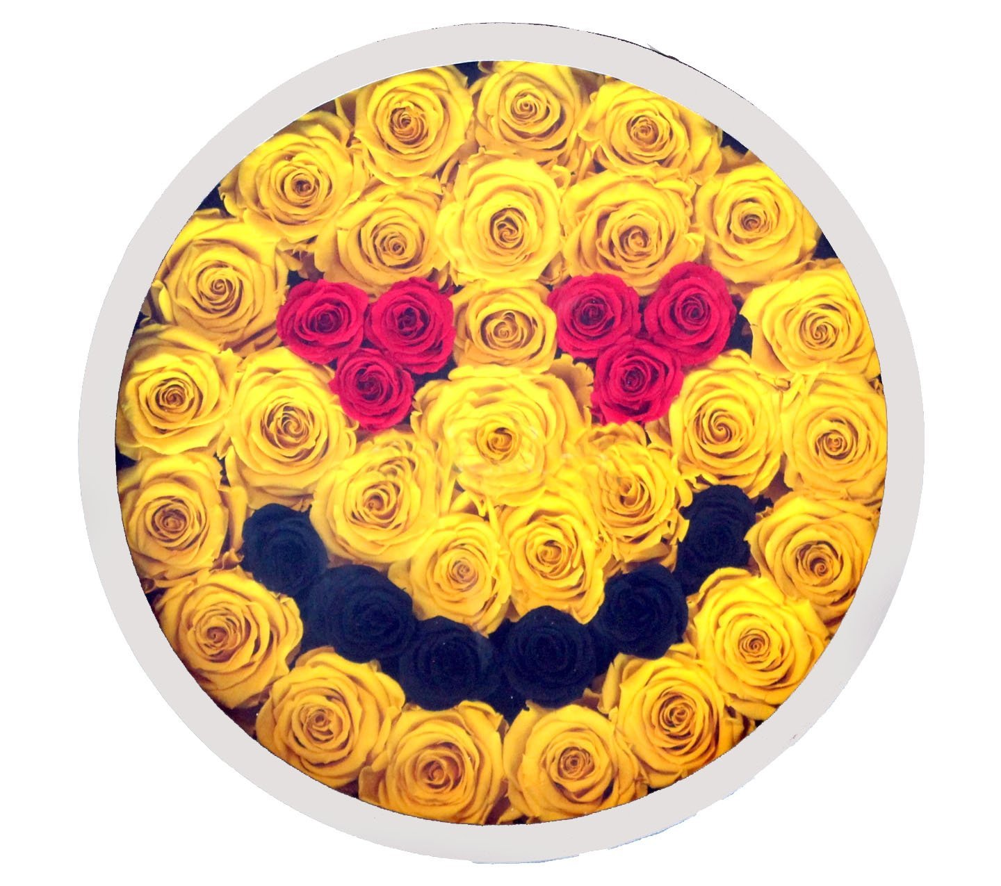 Happy Face 2 natural flowers