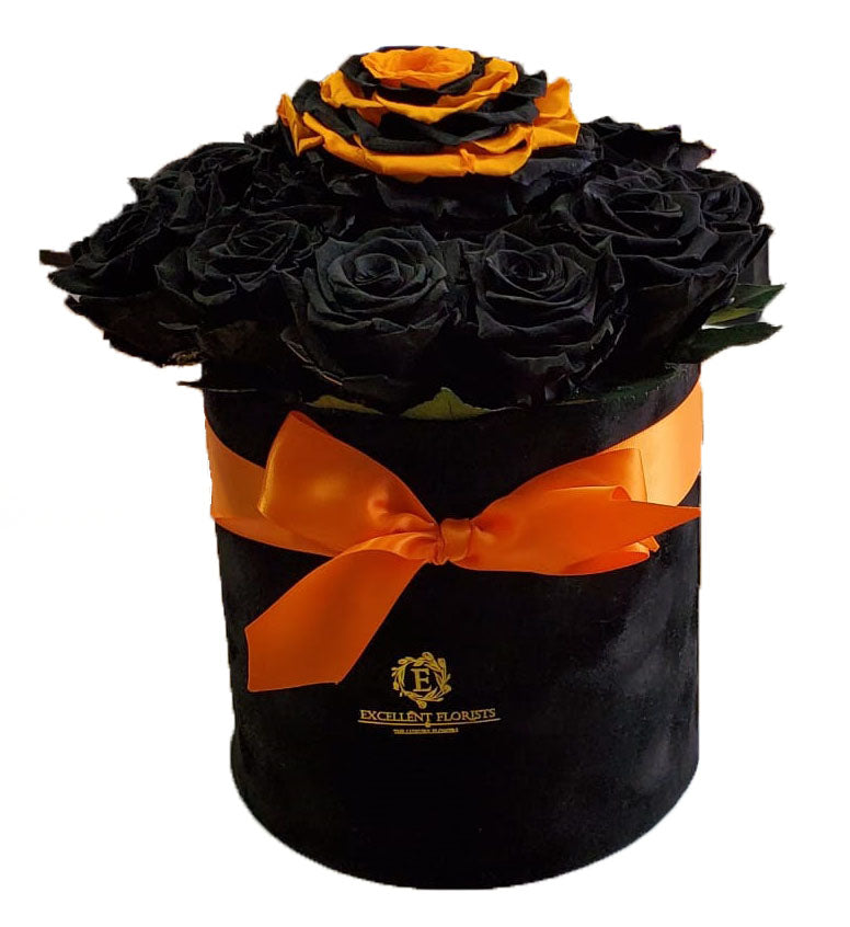 Halloween Preserved Roses round box