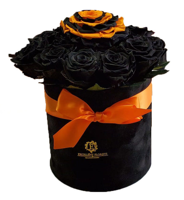 Halloween Preserved Roses round box