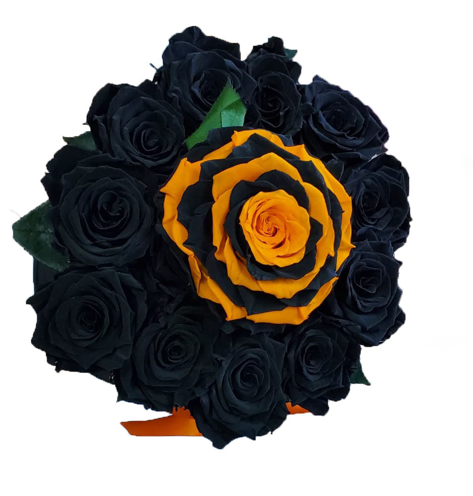 Halloween Preserved Roses round box