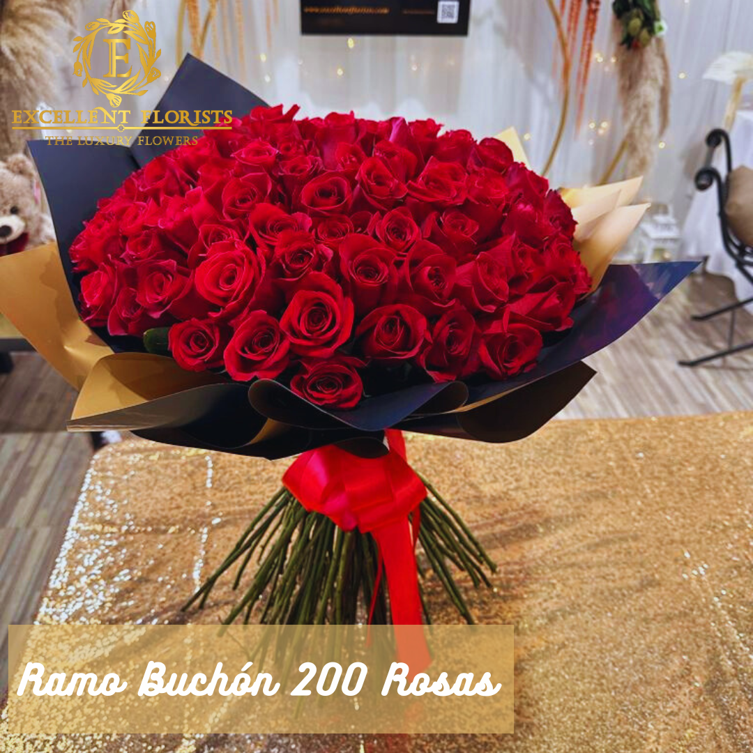 Ramo Buchón - 200 Rosas