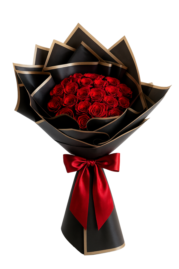  Luxury Rose Bouquet Red 