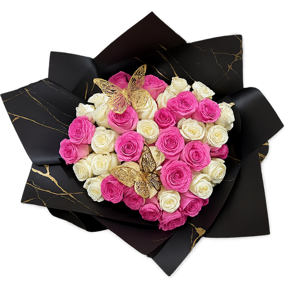 Luxury_pink_rose_bouquet_with_satin_bow