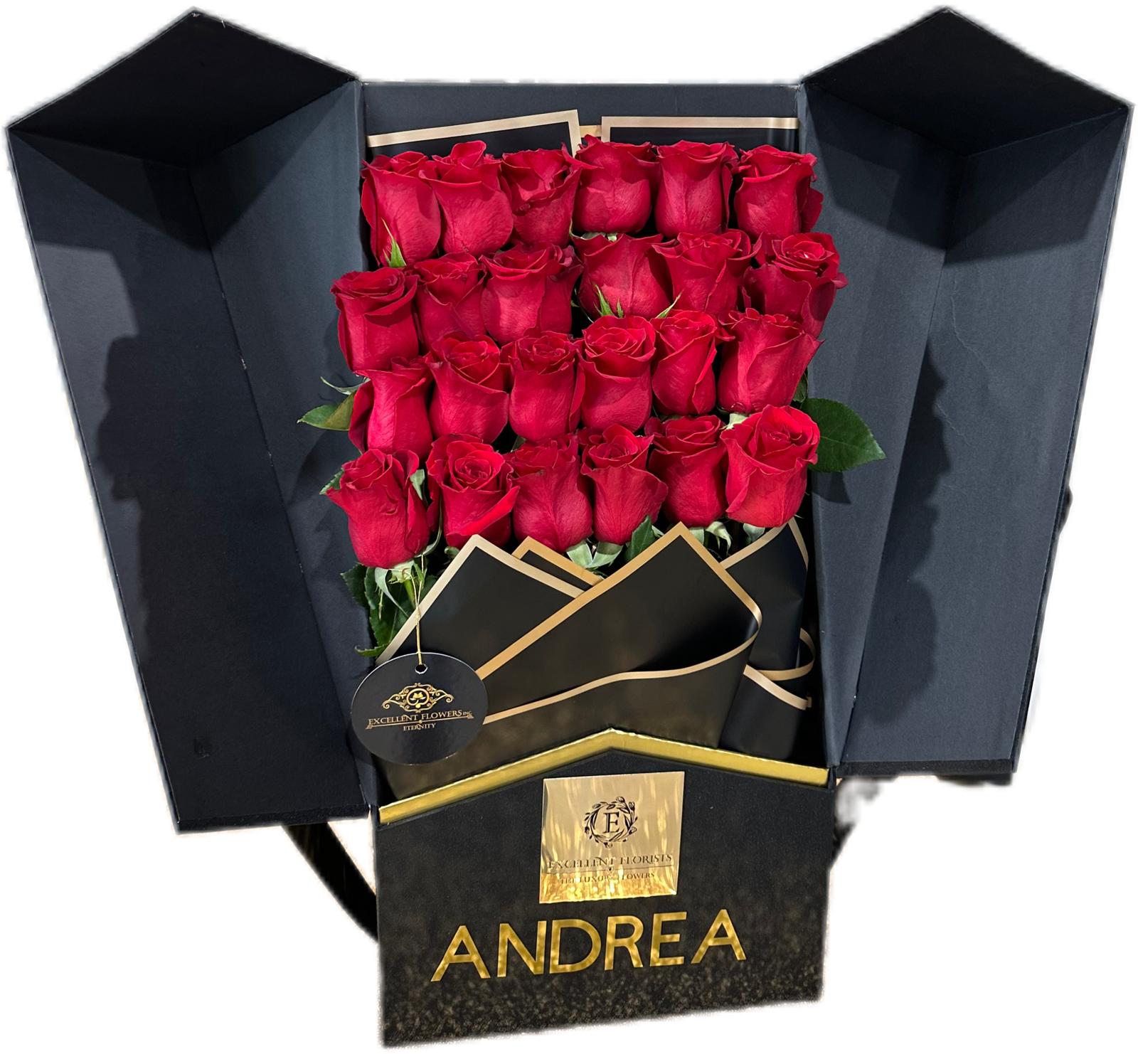 Luxurious Box of Ecuadorian Roses