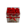 Acrylic Box with Preserved Roses – Timeless Elegance