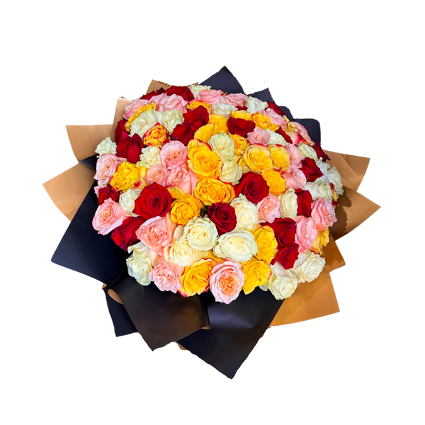 bouquet_with_300_multicolor_roses