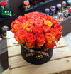 Two Dozen Roses in a Round Box - High Magic