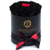 Black & One Red Preserved Roses - Excellent Florists 