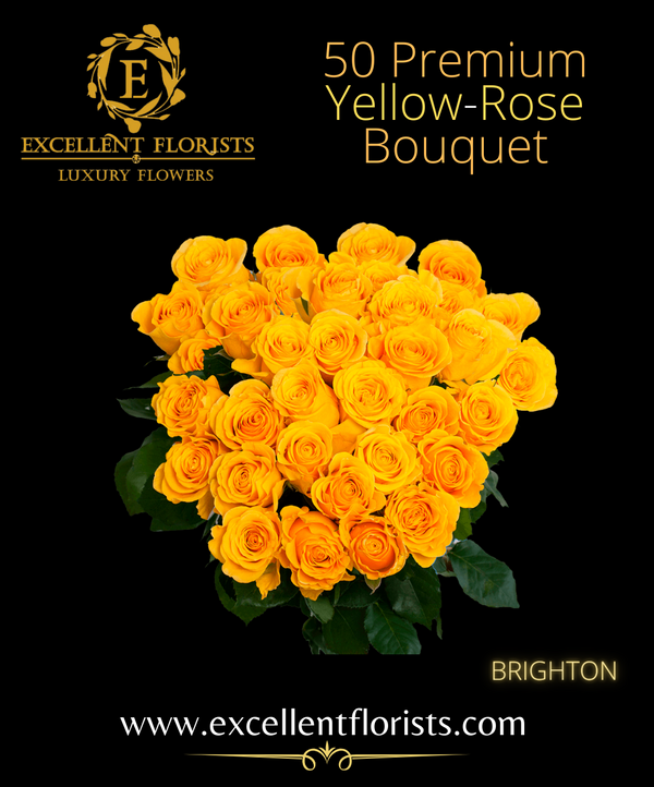 Bouquet 50 stems Brighton Roses