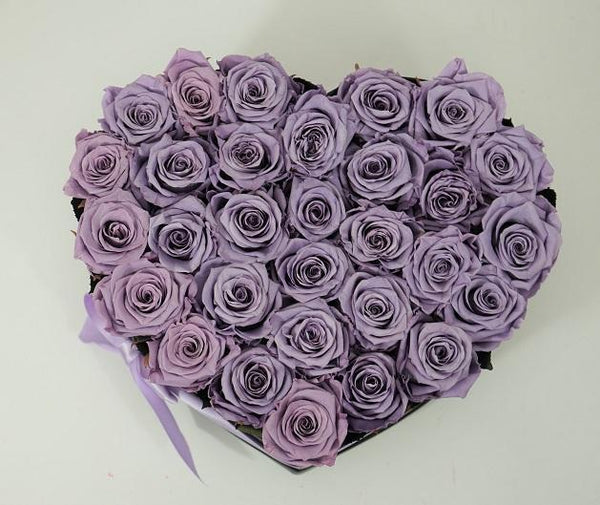 Heart Box Lavender - Excellent Florists 