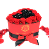 Heart Box Red & Black - Excellent Florists