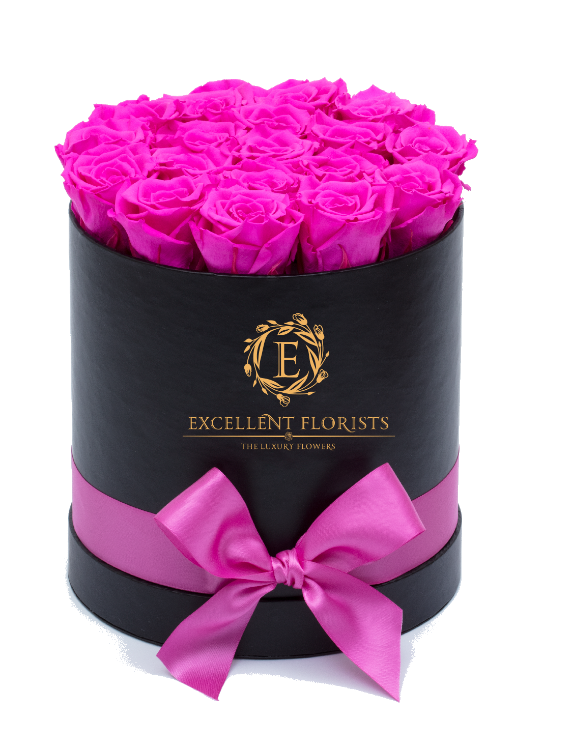 Hot Pink Preserved Roses - Excellent Florists 