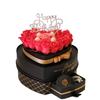 Heart Jewelry Box Mix Color Preserved Roses (Happy Birthday)