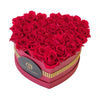 Heart Red Preserved Mini Rose Box promotion