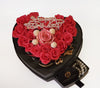Heart Jewlery Box  Mix Heart Jewelry Box  Mix Color Preserved roses (Happy Birthday)