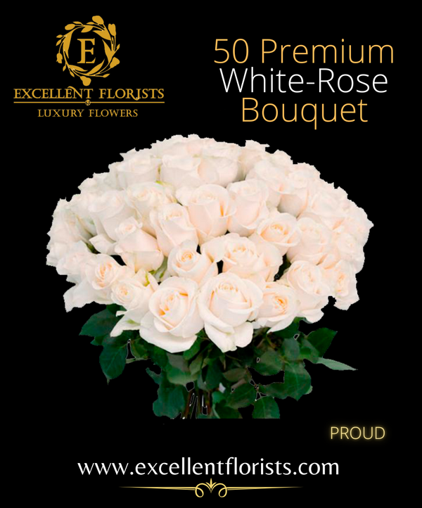 Bouquet 50 stems Proud roses