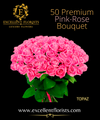 Bouquet 50 stems Topaz roses