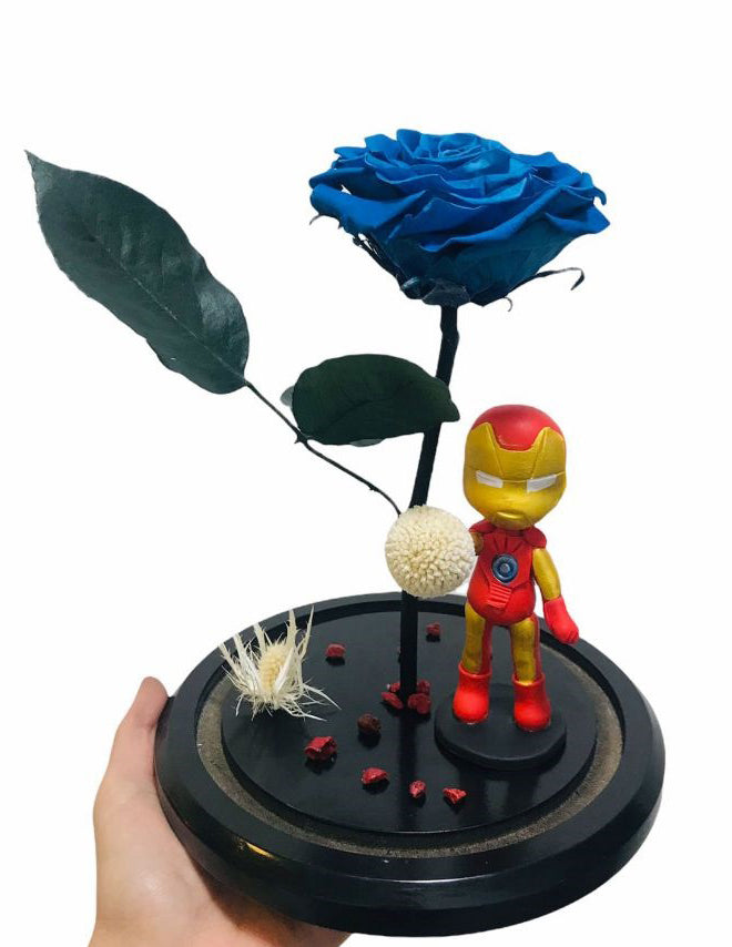 Iron Man and Rose in a Dome