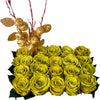 Eternity Christmas preserved roses arranged in a luxury box with 24 preserved roses by Excellent Florists