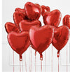 Red Heart Balloon Bouquet 11pc