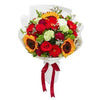 Sunflowers and multicolor Bouquet with Greenery * VASE NOT INCLUDED