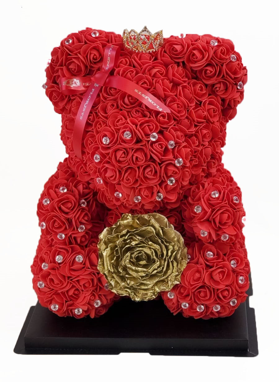 Rose Teddy Bear Gift Box  14