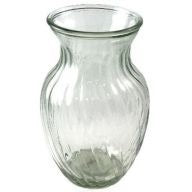 Vase Clear Crystal 8" (box contains 15 units)