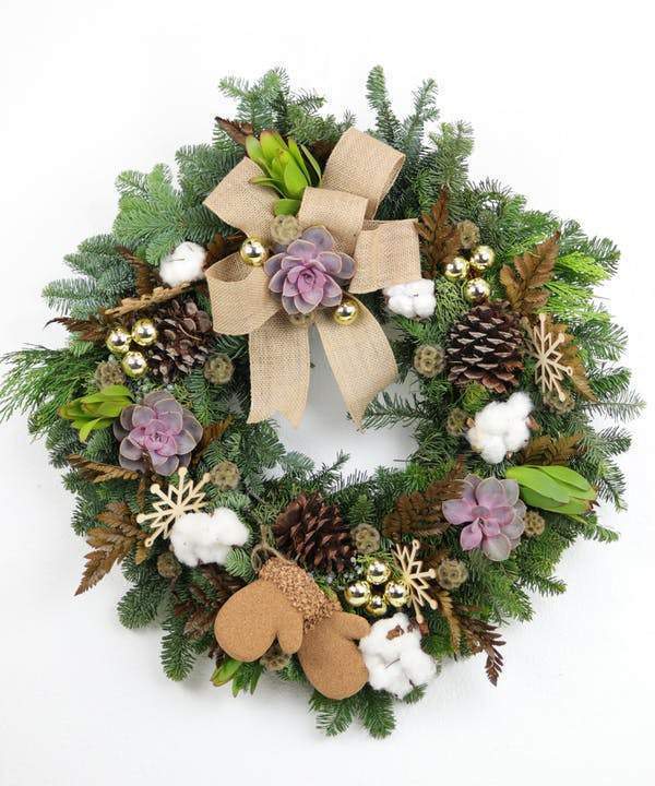 Holiday Textures Wreath